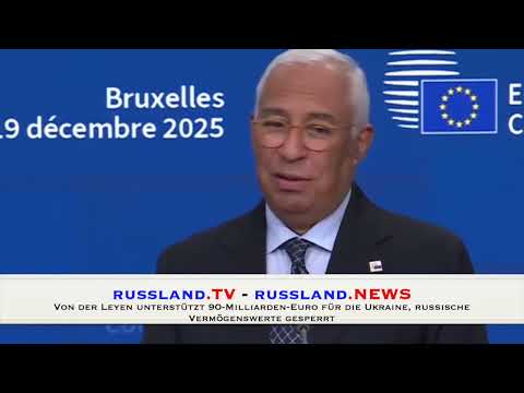 Von der Leyen unterstützt 90 Milliarden Euro für die Ukraine, russische Vermögenswerte gesperrt