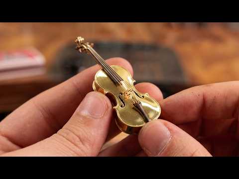 What are You Playing on This Mini Metal Violin?