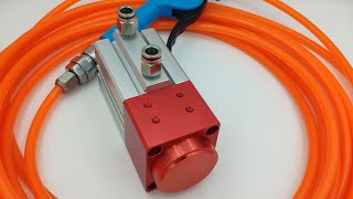 Pneumatic magnets for sheet gripper in automation