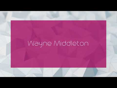 Wayne Middleton - appearance