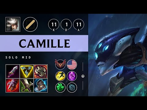 Camille Mid vs Yone: Legendary - NA Grandmaster Patch 14.19