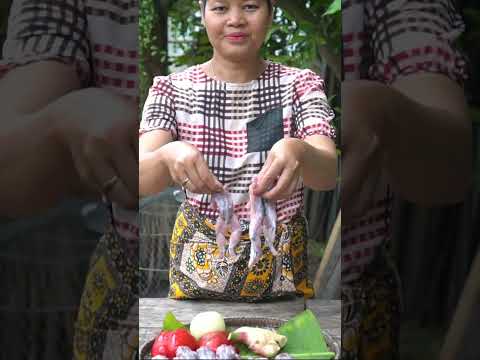 Yummy fry frogs with onion and ginger recipe