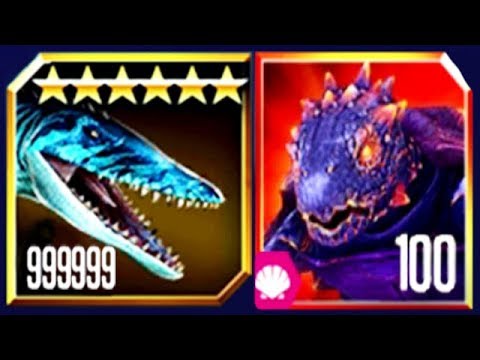 999,999 MOSASAURUS vs LEVEL 100 AKUPARA 81 BOSS!!! (JURASSIC WORLD)