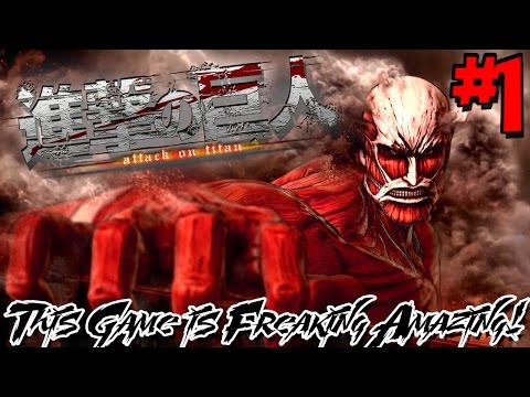 THIS GAME IS FREAKING AMAZING! | Attack on Titan Wings of Freedom (PS4 Gameplay) - Episode 1