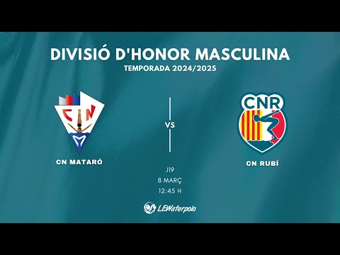[WATERPOLO] CN Mataró VS Absolut Masculí (Divisió d'Honor Masculina - J19) | 8/3/2025 - 12:45h