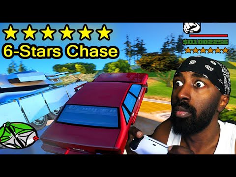 Thug Life!6 Stars Chase! GTA San Andreas by Xzit