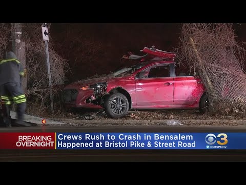 Person Trapped Following Crash In Bensalem