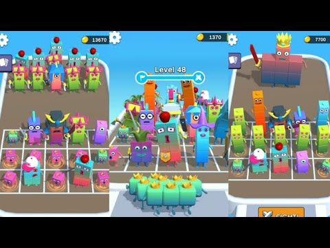 Merge Number Block Run 3D  || Merge Number Cube ⭐ Gameplay Walkthrough