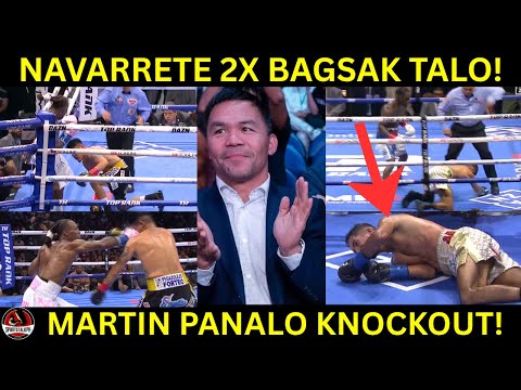 Navarrete 2X BAGSAK! BUGBOG kay Foster! Martin KNOCKOUT PANALO! Pacquiao REACTS! Casimero pa banat