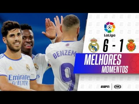 Gols e lances de Real Madrid x Mallorca