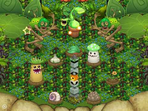 My Singing Monsters | Plant Island - Potbelly, Shrubb, Dipsters, Colossal Grennitch (quartet)