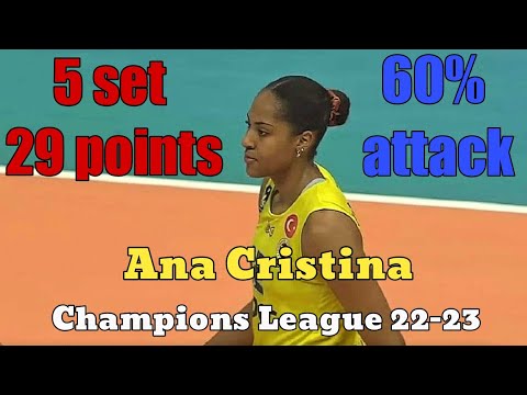 [Champions League 2022/23] [Quarter-final] [Fenerbahce vs Conegliano] [Ana Cristina]