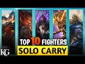 TOP 10 FIGHTERS WHO CAN SOLO CARRY IN MLBB MOBA 5V5