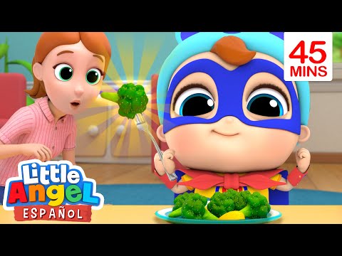 Bebé Juan Come Verduras Saludables🥬 | Canciones Infantiles | Little Angel en Español
