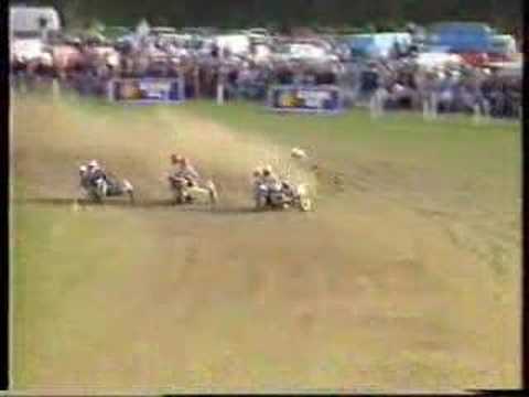 British Masters Grasstrack Sidecar semi