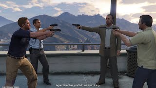 GTA 5 - Mission 62 The Wrap Up 100% Gold Medal - Gameplay