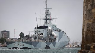 HMS Trent - back in the UK after 5 years