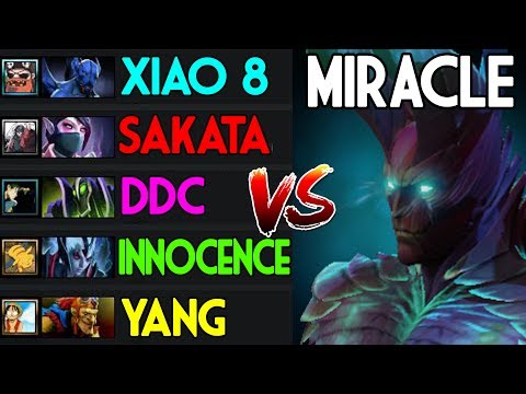 [Miracle-] VS [China AllStar] Xiao8 Sakata DDC Innocence Yang 7.06 Dota 2