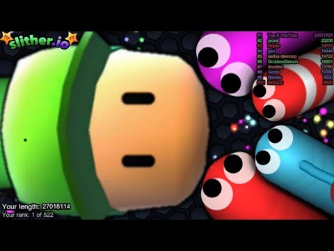 Slither.io A.I Stumble Guys Skin vs Pro Snakes - Epic Skin Slitherio Vip Gameplay - World Record