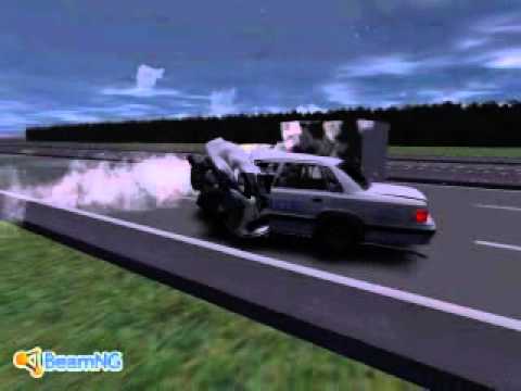 beamng car crash