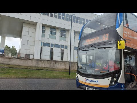 behind the door: stagecoach Northeast 10651 (SN16 OZP) Route 62