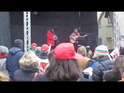 Streiklied (Cuppatea live beim GEW-Warnstreik 2017)