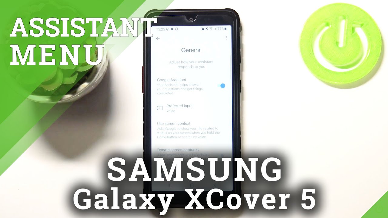 How to Enable/Disable Google Assistant in SAMSUNG Galaxy XCover 5 – Manage Google Features