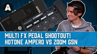 Video thumbnail for Let's Shootout More Multi FX Guitar Pedals! - Hotone Ampero vs Zoom G5n by Andertons Music Co