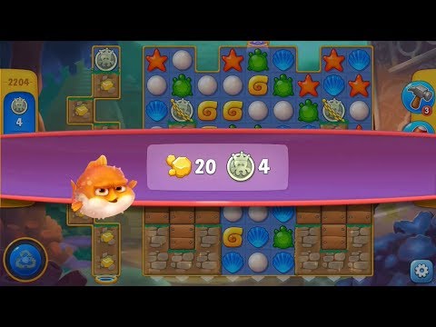 Fishdom. Hard Level 2204