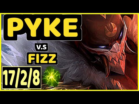 FLA Robo (PYKE) vs FIZZ - 17/2/8 KDA TOP CHALLENGER GAMEPLAY - BR