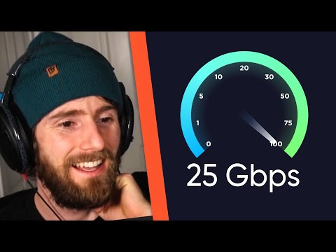 Our Network is 25 Gigabit!!