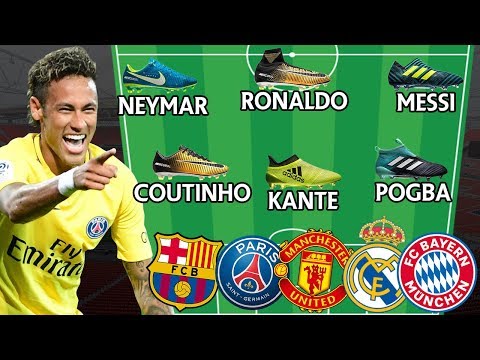 Unreal Football Lineups! Which Team Has The Best Boots? Video