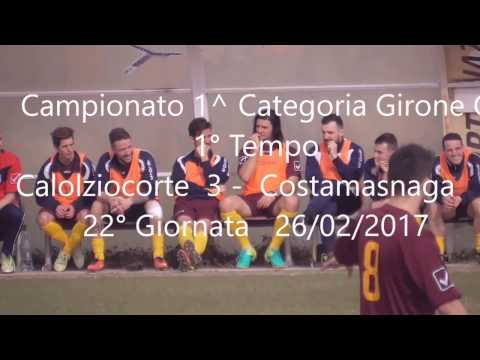 1° Tempo A.C.D. Calolziocorte  3  -  Costamasnaga  1