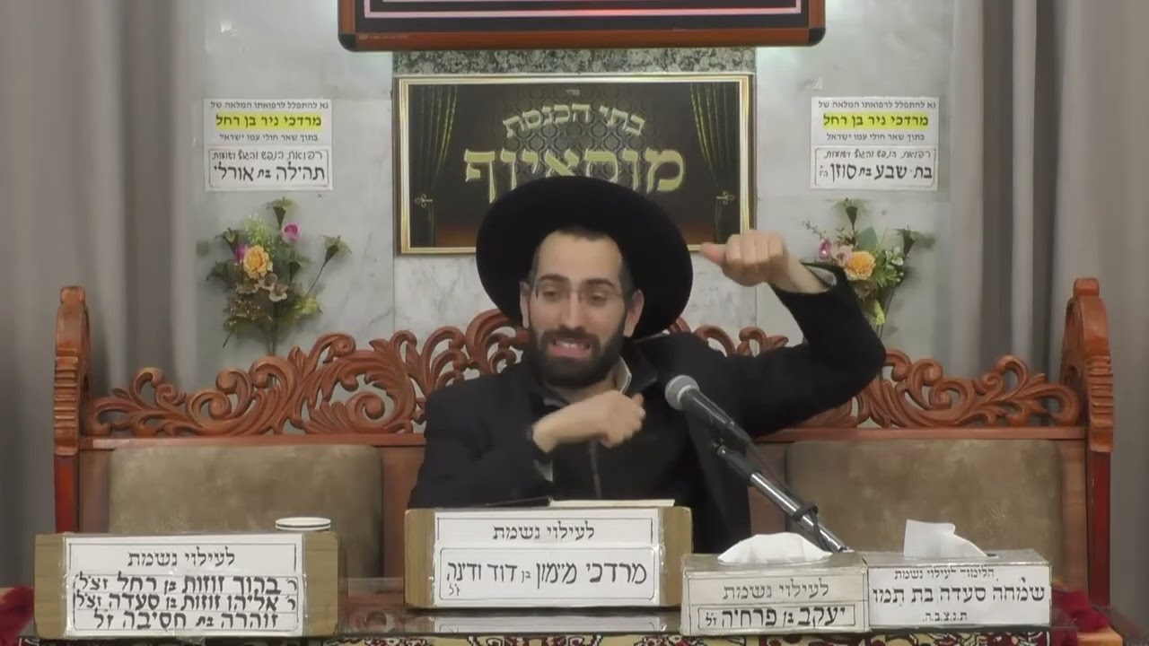 הרב נהוראי הלוי  •  פרשת שמיני תשפ'ו