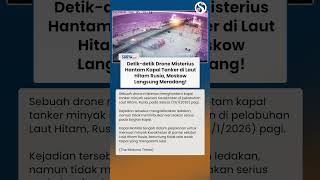 Detik-detik Drone Misterius Hantam Kapal Tanker di Laut Hitam Rusia, Moskow Langsung Meradang!