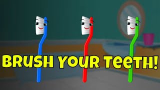 Brush Your Teeth! Instructional Tooth Brushing Song for Preschoolers and Toddlers