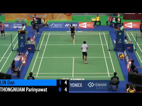 R64 - MS - LIN Dan vs Parinyawat THONGNUAM - 2014 Chinese Taipei Open (F 13-11)