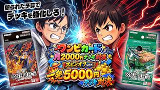 【予算5000円】スタートデッキを限界突破！赤黒サボ vs 緑ゾロ【ワンピカード対戦】