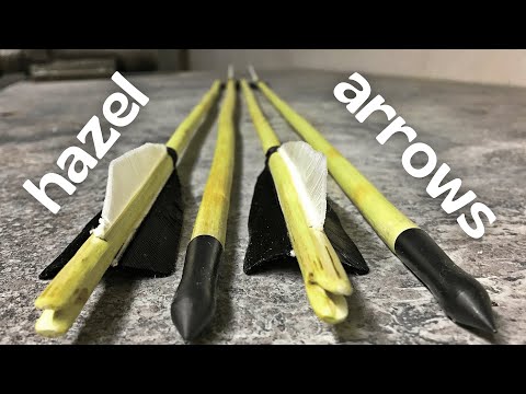 Making Primitive Hazel Arrows