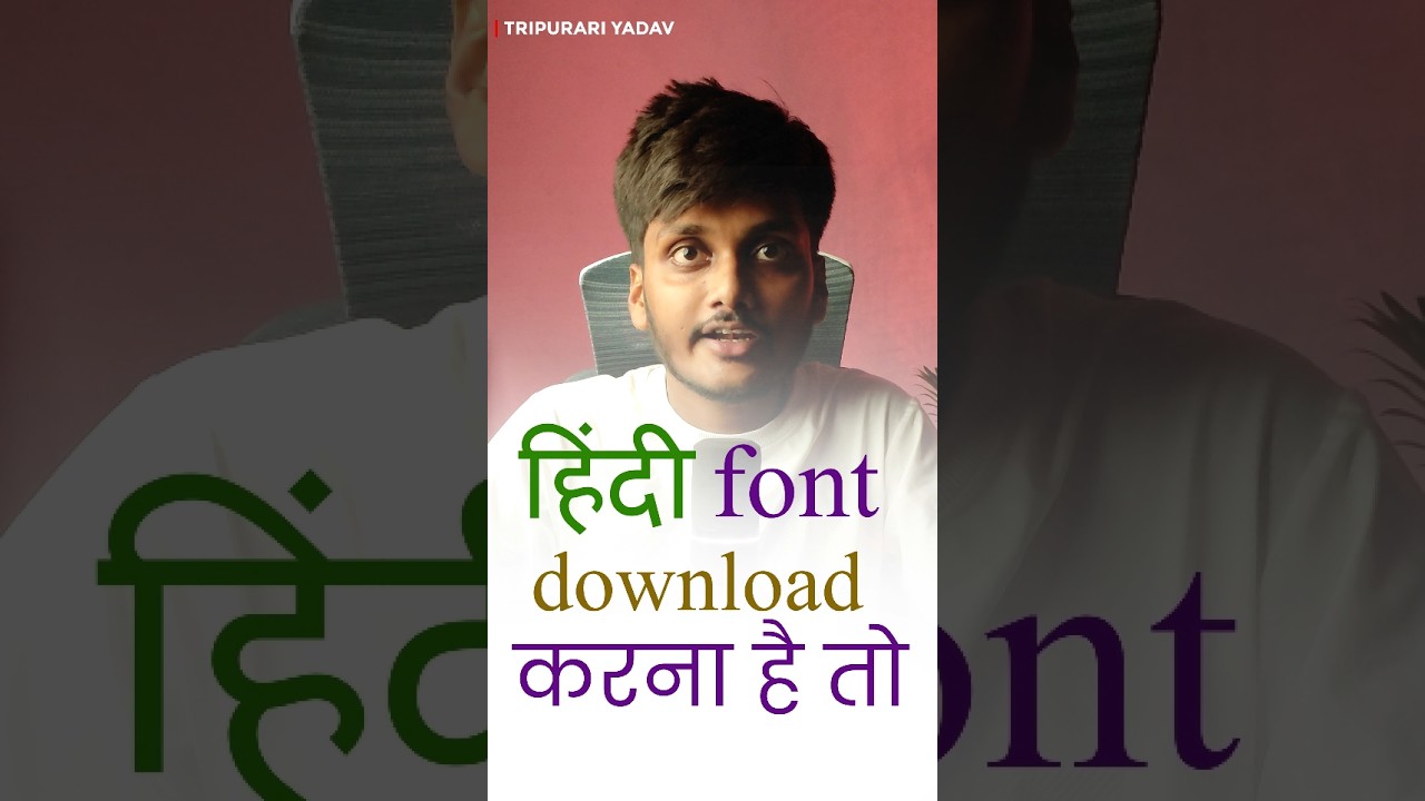How to Download Hindi Fonts | Download unlimited Devnagri hindi Fonts Download