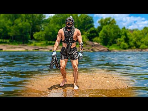 We Found Crazy Stuff Diving in the River! (ft. @JigginWithJordan)