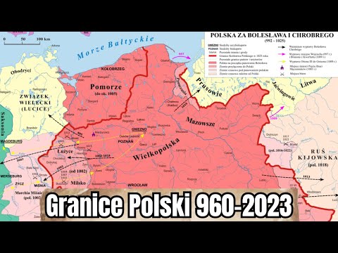 Mapy Polski w latach 966-2023