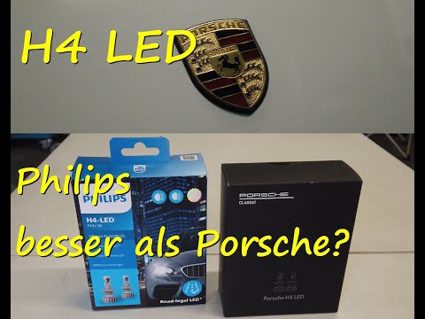 Porsche 911 G Modell mit H4 LED von Philips vs. Porsche Classic? Wo ist der Unterschied?