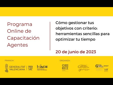 Cmo gestionar tus objetivos con criterio: herramientas sencillas para optimizar tu tiempo[;;;][;;;]