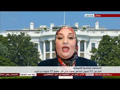 Dr. Sahar Khamis BBC Arabic TV U.S. Elections 2020 October 31st, 2020