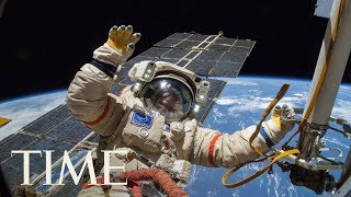 Watch Two Cosmonauts Taking A Spacewalk: The ISS Expedition 54 Russian Spacewalk 44 | TIME