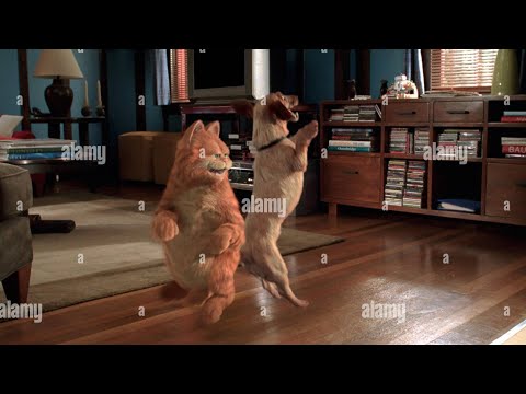 Garfield The Movie (2004) Hey Mama - Dance Garfield and Odie scene