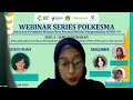 WEBINAR SERIES POLKESMA - Seri 3 : ILMU KEBIDANAN - 1 Juli 2020 WEBINAR SERIES POLKESMA - Seri 3 : ILMU KEBIDANAN - 1 Juli 2020