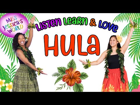 Learn how to Hula in Miss Jessica's World | Teaching Kids Cultural Dance | Dance for kids