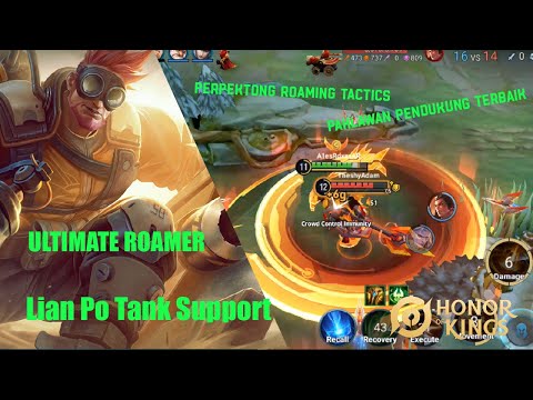 Perfect Lian Po Gameplay as Roamer | The Ultimate Tank Support in Honor of Kings!